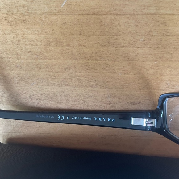 Prada black eyeglasses with Prada case - Picture 2 of 5